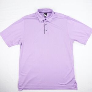 FootJoy Polo Shirt Mens XL Lavender Purple Performance Stretch Golf FJ